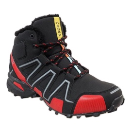 Czarne ocieplane śniegowce BN8810 1