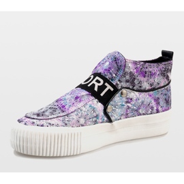 Białe trampki 623 wielokolorowe 2