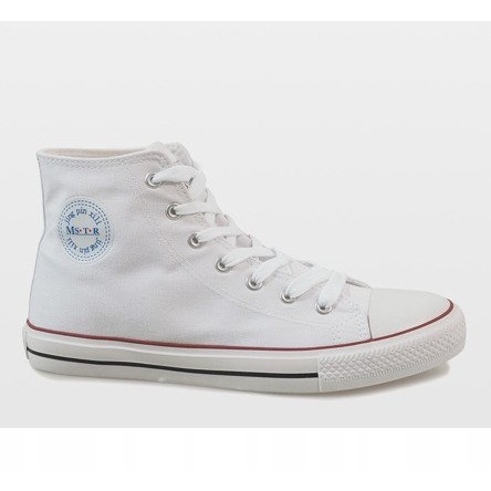 Białe klasyczne męskie trampki CQ-1401 2