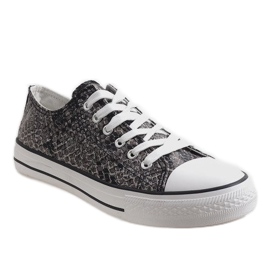 Czarne męskie trampki BKA-9 1