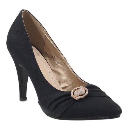 Czarne szpilki J211 1