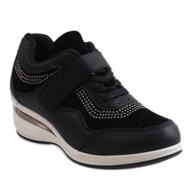 Czarne snekaersy KB-115 1