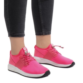 Różowe obuwie sportowe 499-Y 2