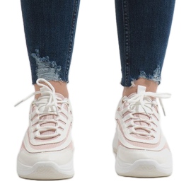 Białe modne obuwie sportowe BO-15 1