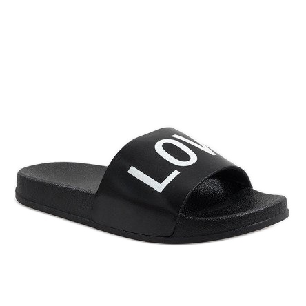 Czarne klapki love 812A 1