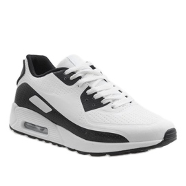 Czarne obuwie sportowe Z2014-4 białe 1