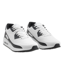 Czarne obuwie sportowe Z2014-4 białe 2