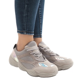 Szare buty sportowe MS522-26 1