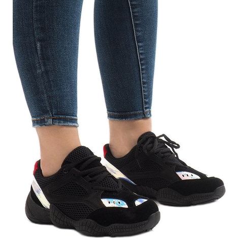 Czarne buty sportowe MS522 1