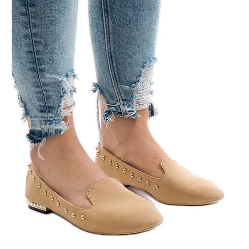 Camel mokasyny balerinki ZHC-980 brązowe 1