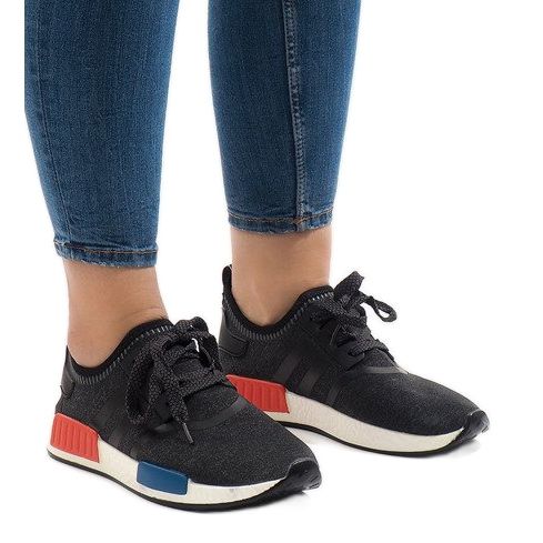 Czarne obuwie sportowe MD01B-5 1
