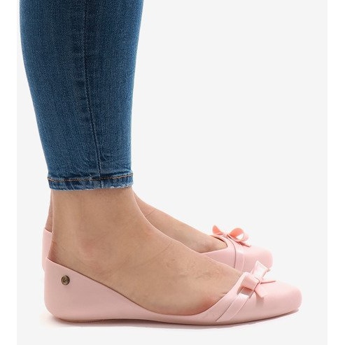 Różowe balerinki JX1018-6 1