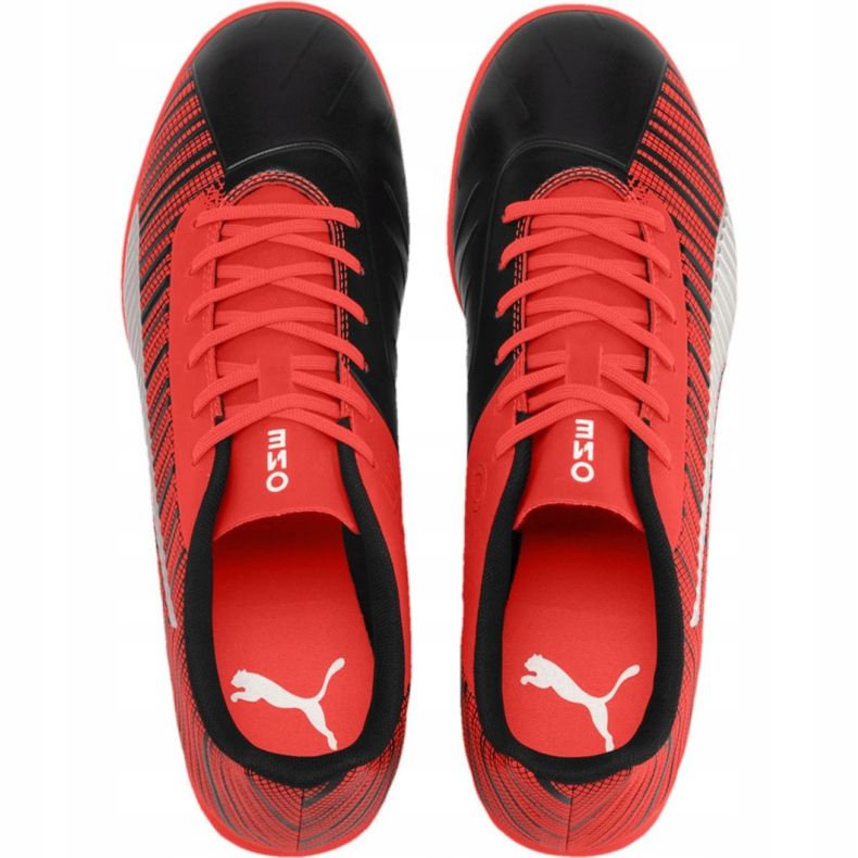 Buty piłkarskie Puma One 5.4 It Jr 105654 01 czerwone czerwone 1