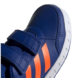 Buty adidas Altasport Cf K granatowo pomarańczowe Jr G27086 niebieskie 4