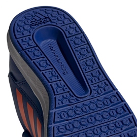 Buty adidas Altasport Cf K granatowo pomarańczowe Jr G27086 niebieskie 5