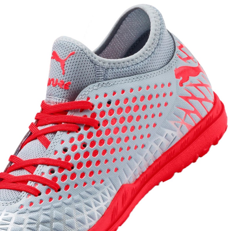 Buty piłkarskie Puma Future 4.4 Tt M 105690-01 wielokolorowe szare 2