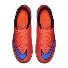 Buty piłkarskie Nike Mercurial Vortex Ii Ic Jr 651643-650 czerwone czerwone 2