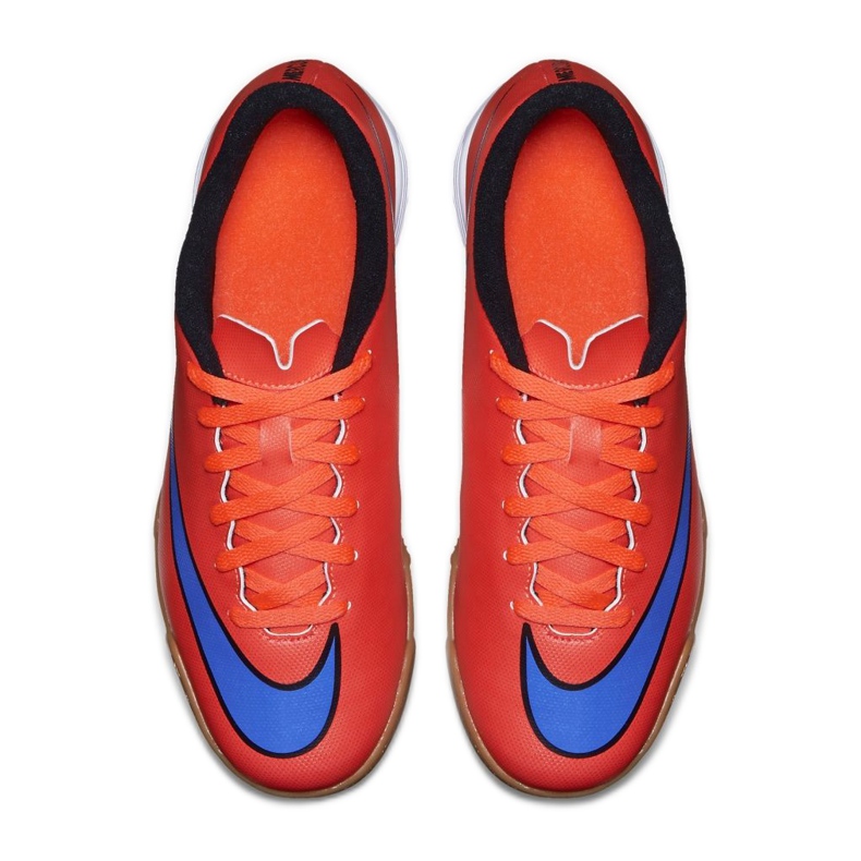 Buty piłkarskie Nike Mercurial Vortex Ii Ic Jr 651643-650 czerwone czerwone 2