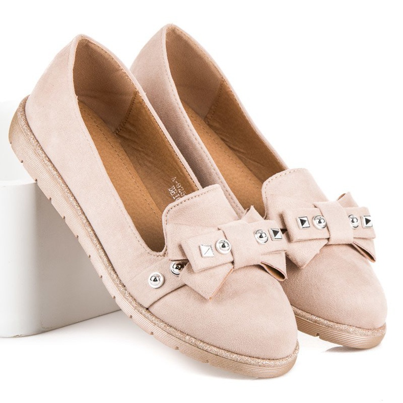 Marquiz Zamszowe Lordsy Z Kokardą brązowe 1