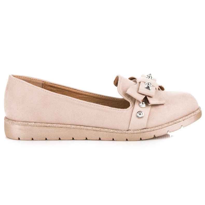 Marquiz Zamszowe Lordsy Z Kokardą brązowe 2