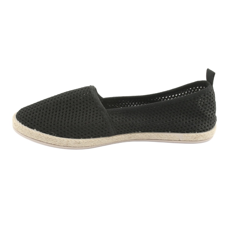 Espadryle z siateczki czarne JX1029 Black 2