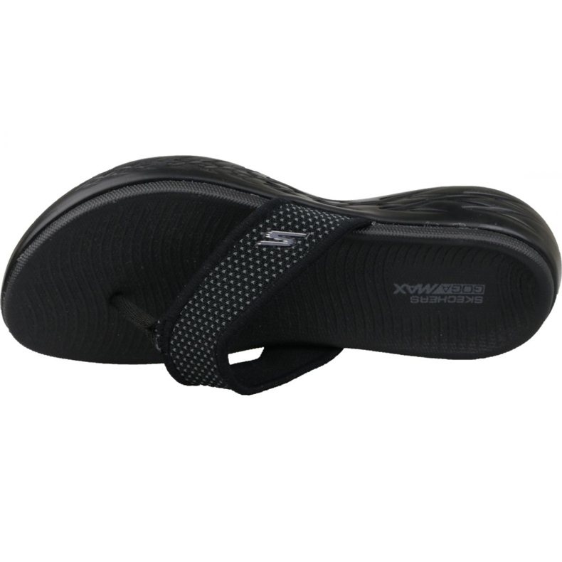 Japonki Skechers On The Go 600 W 15300-BBK czarne 2