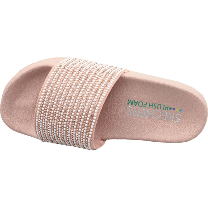 Klapki Skechers Pop Ups W 34210-LTPK różowe 2