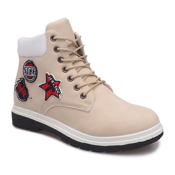 Ocieplane Timberki Trapery SJ1679-5 Beżowy 1