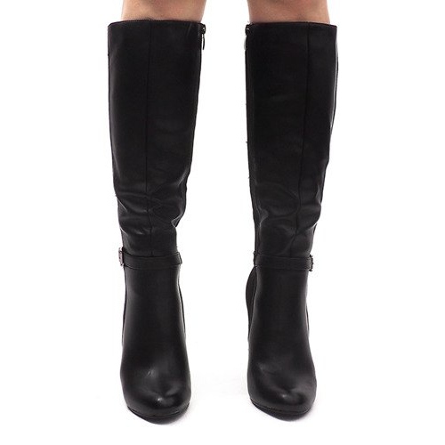 Kozaki Na Szpilce 8022 Czarny czarne 2