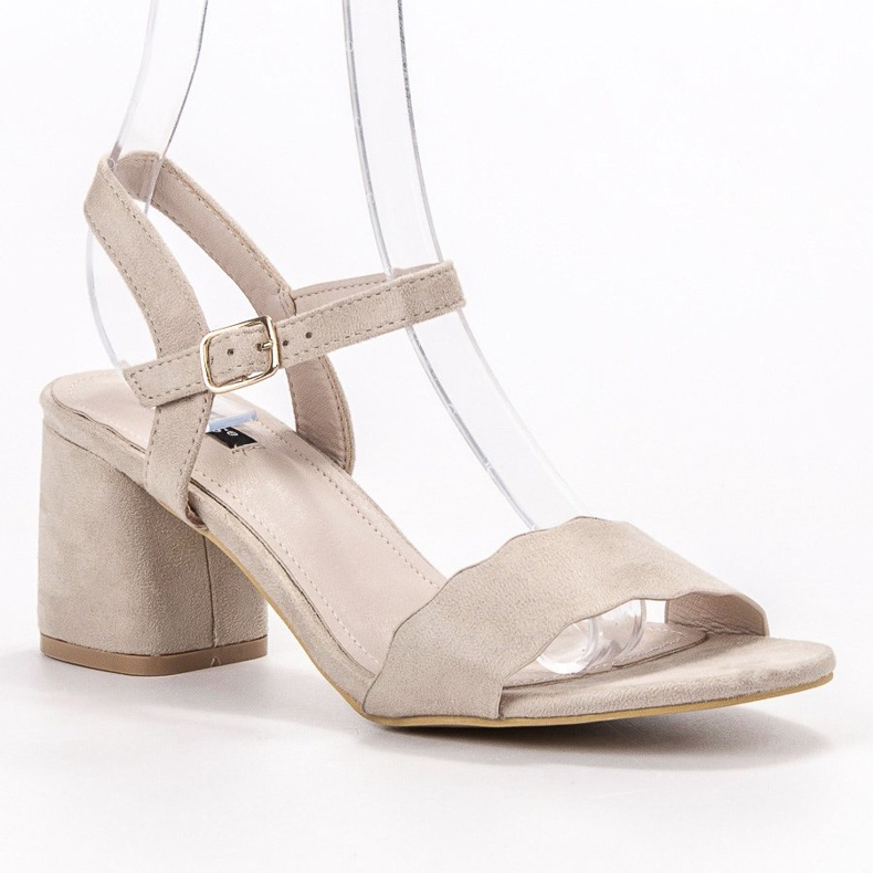 Zamszowe Sandały VICES brązowe 1