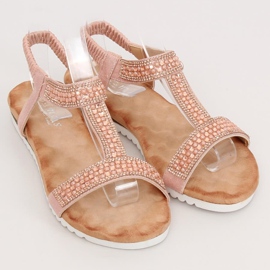 Sandałki damskie różowe HT-67 Pink 1
