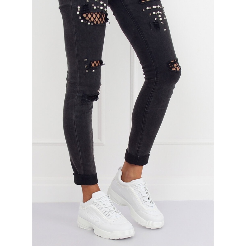 Buty sportowe białe D1909 White 1