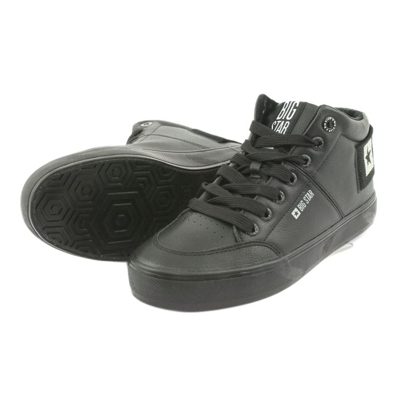 Wysokie Trampki czarne Big Star 274351 5