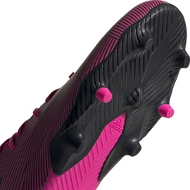 Buty piłkarskie adidas Nemeziz 19.3 Fg M F34388 różowe czarne 5