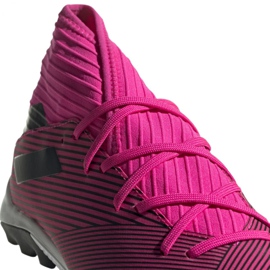 Buty piłkarskie adidas Nemeziz 19.3 Tf M F34426 różowe czarne 3