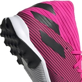 Buty piłkarskie adidas Nemeziz 19.3 Tf M F34426 różowe czarne 4