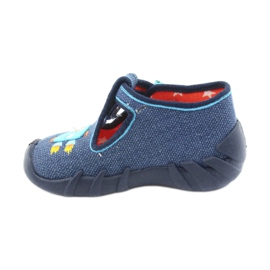 Befado obuwie dziecięce 110P356 niebieskie wielokolorowe 3