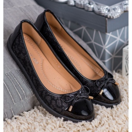 Super Me Czarne Baleriny 1