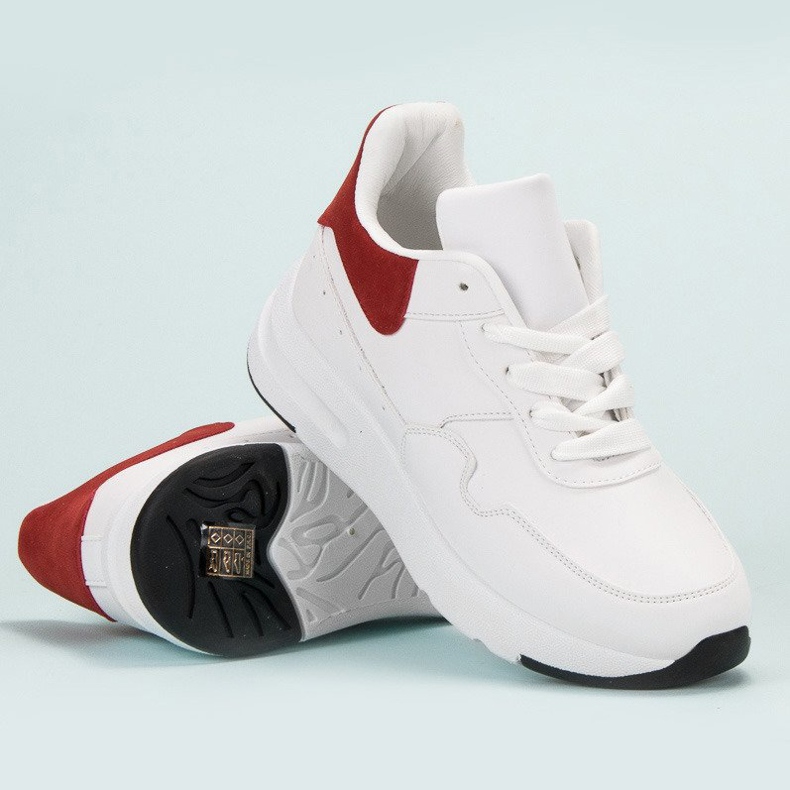 SHELOVET Białe Sneakersy 1