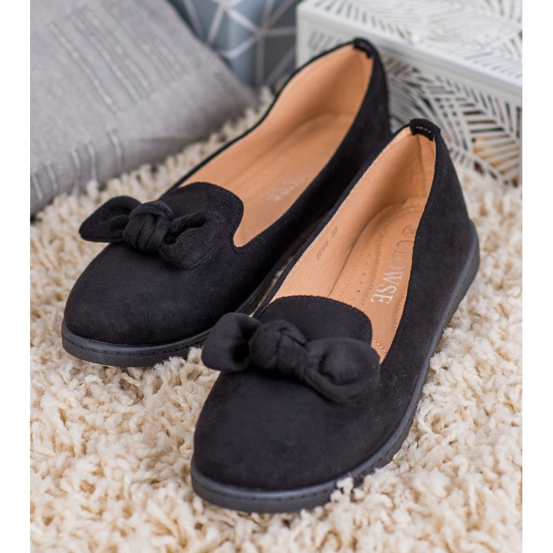 Clowse Lordsy Z Kokardką czarne 2