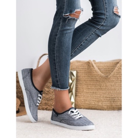 Tekstylne Tenisówki VICES niebieskie 2