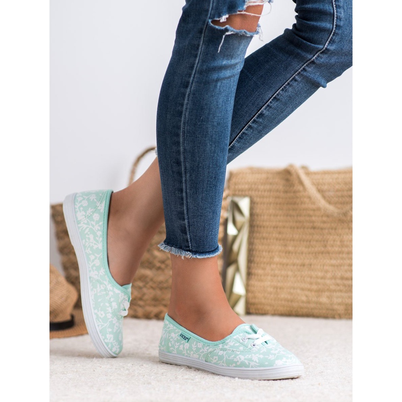 Tenisówki Ze Wzorem VICES białe zielone 2