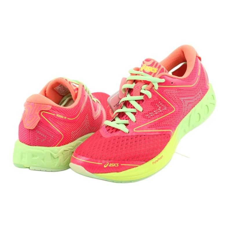 Buty biegowe Asics Noosa Ff  T772N-2087 czerwone/neon 4