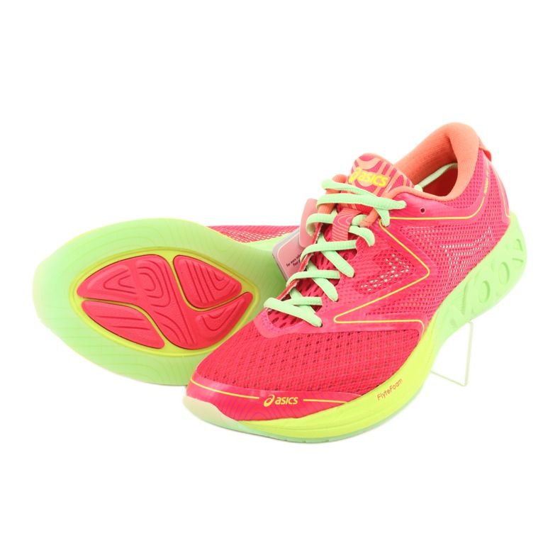Buty biegowe Asics Noosa Ff  T772N-2087 czerwone/neon 5
