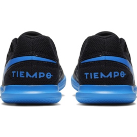 Buty piłkarskie Nike Tiempo Legend 8 Club Ic Jr AT5882 004 czarne 4