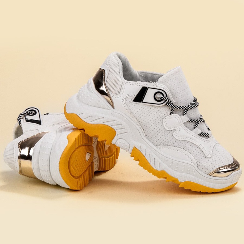 Small Swan Białe Sneakersy Damskie 1