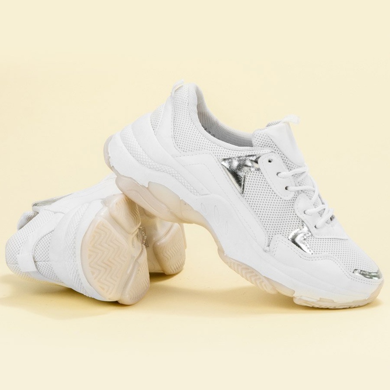 Small Swan Casualowe Sneakersy białe 1