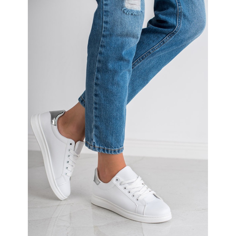 Jumex Modne Buty Sportowe białe 2