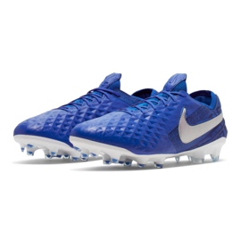 Buty piłkarskie Nike Legend 8 Elite Fg M AT5293-414 niebieskie niebieskie 1