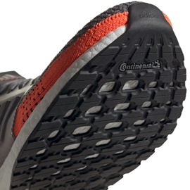 Buty biegowe adidas UltraBoost 19 m M G27517 pomarańczowe szare 3